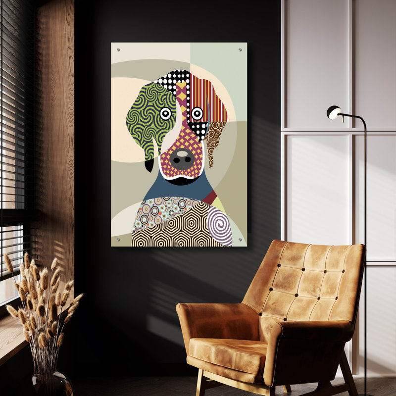 «Beagle Dog I» par Lanre Adefioyue, H 36 po x l 24 po x P 0,2 po