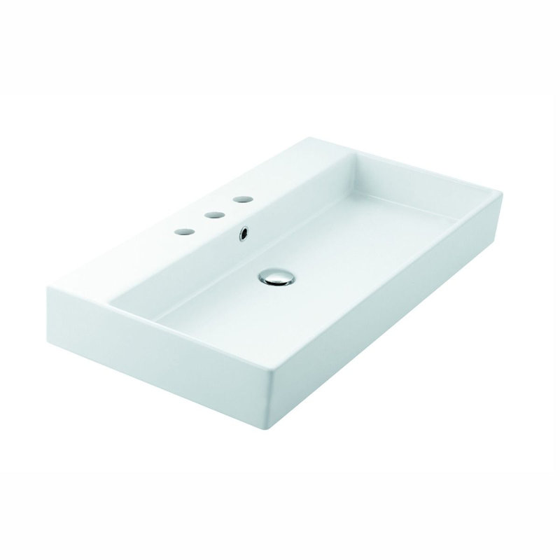 Unlimited 35'' L Bathroom Sink, No Hole