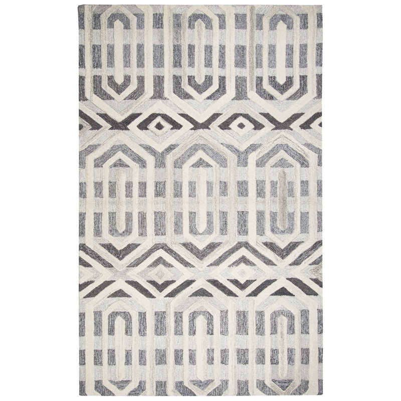 Preusser Wool Geometric Indoor Rug, Rectangle 3' x 5'