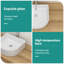 Lavabo de salle de bain vasque en céramique 15,56 "X 14,07" - Moderne, blanc, teint, moderne Rare 15,56 "X 14,07", pour la maison et le bureau