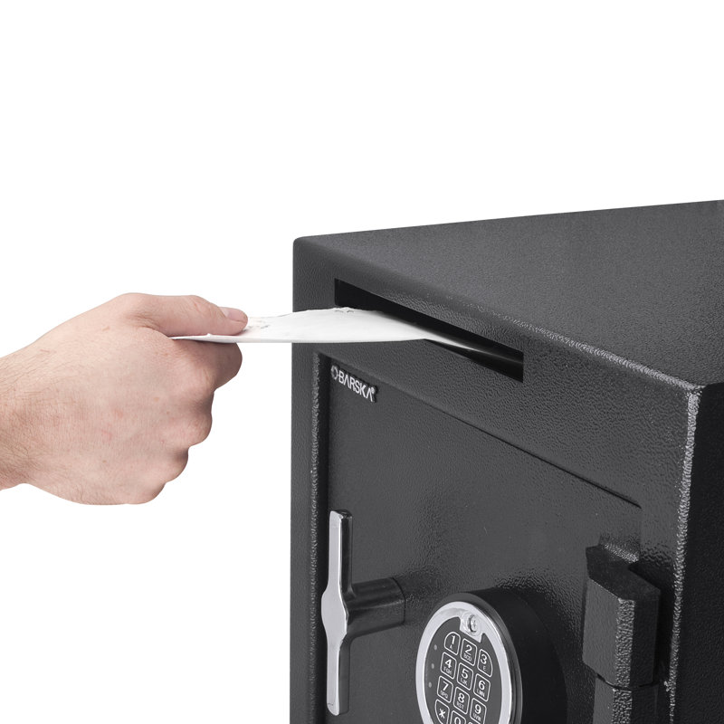 1.12 CUBIC FT SLOT KEYPAD DEPOSITORY SAFE