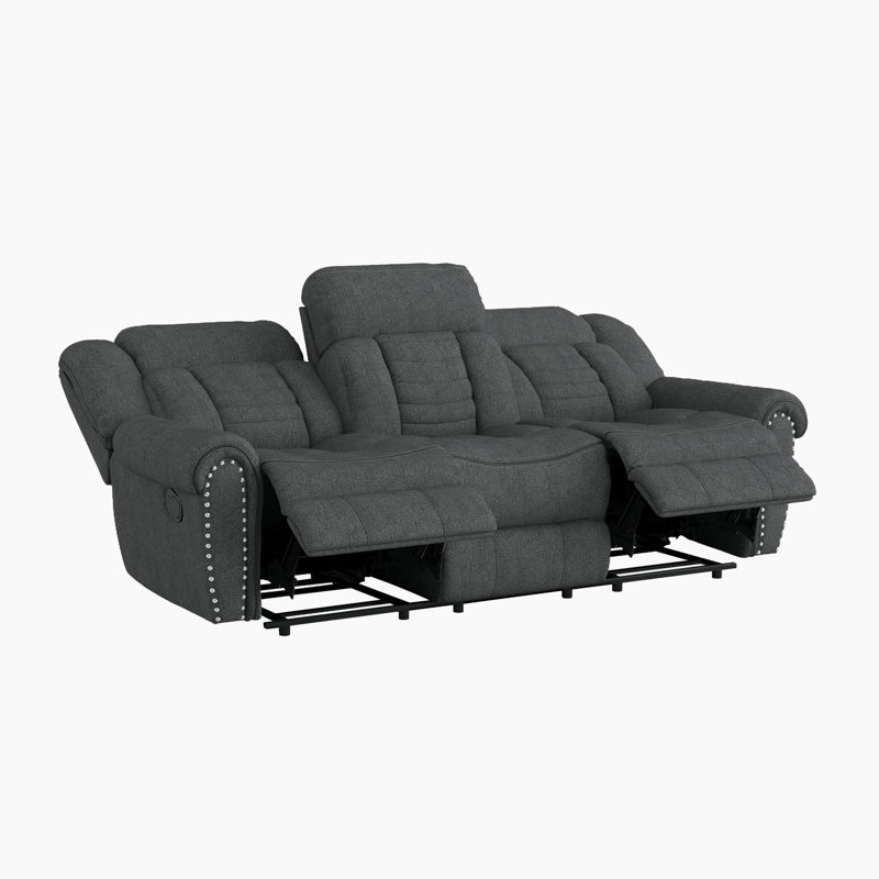 Canapé inclinable manuel en chenille 88 po Eany