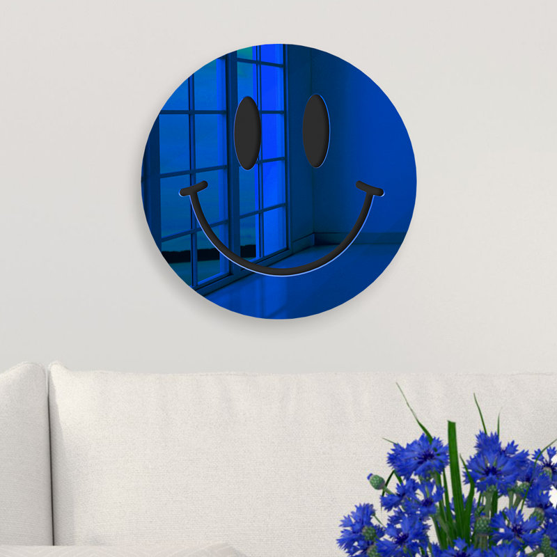 Décoration murale Brette, Bleu, H 12 po x l 12 po x P 1 po