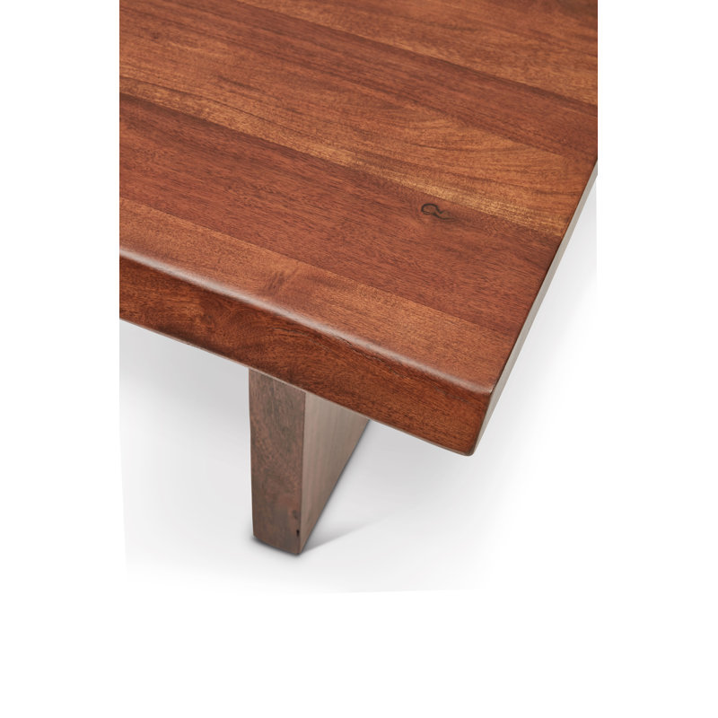 Colin Kentley Solid Wood Sled Coffee Table, Brown
