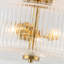 Glass Semi Flush Mount