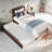 Elliana Solid Wood Platform Bed with Trundle-81971003-81971000