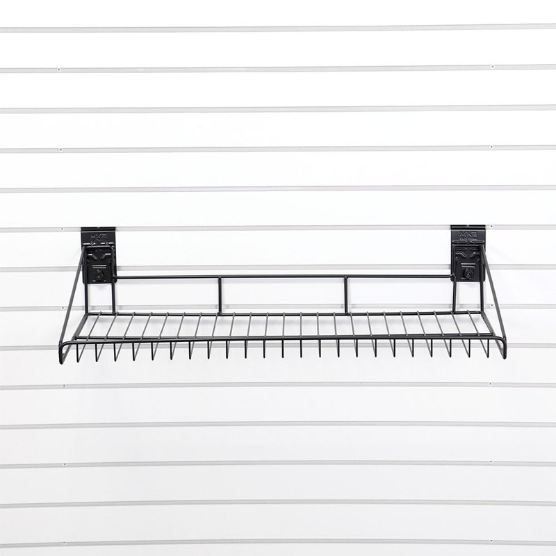 Steel Slatwall Slatwall / Pegboard Kit, Black