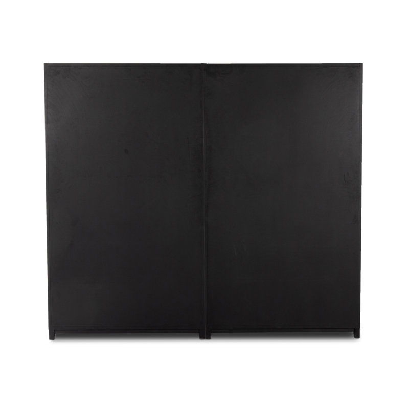 Millie China Cabinet, Drifted Matte Black