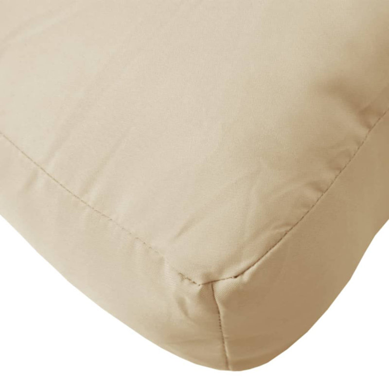 Outdoor Seat / Back Cushion, 23.6" x 15.7" x 4.7", Beige