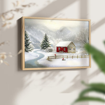 Art de Noël - DCCDXI - Reproduction encadrée - Restickable