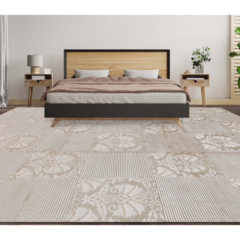 Wool Floral Area Rug