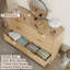 Commode en bois cannelé de 55 pouces à 6 tiroirs-1537927081