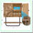 RusticSpace Barndoor Bathroom Wall Cabinet with Adjustable Shelf and Towel Bar - Space Saver Storage Solution for Kitchen and Medicine Essentials, Brown