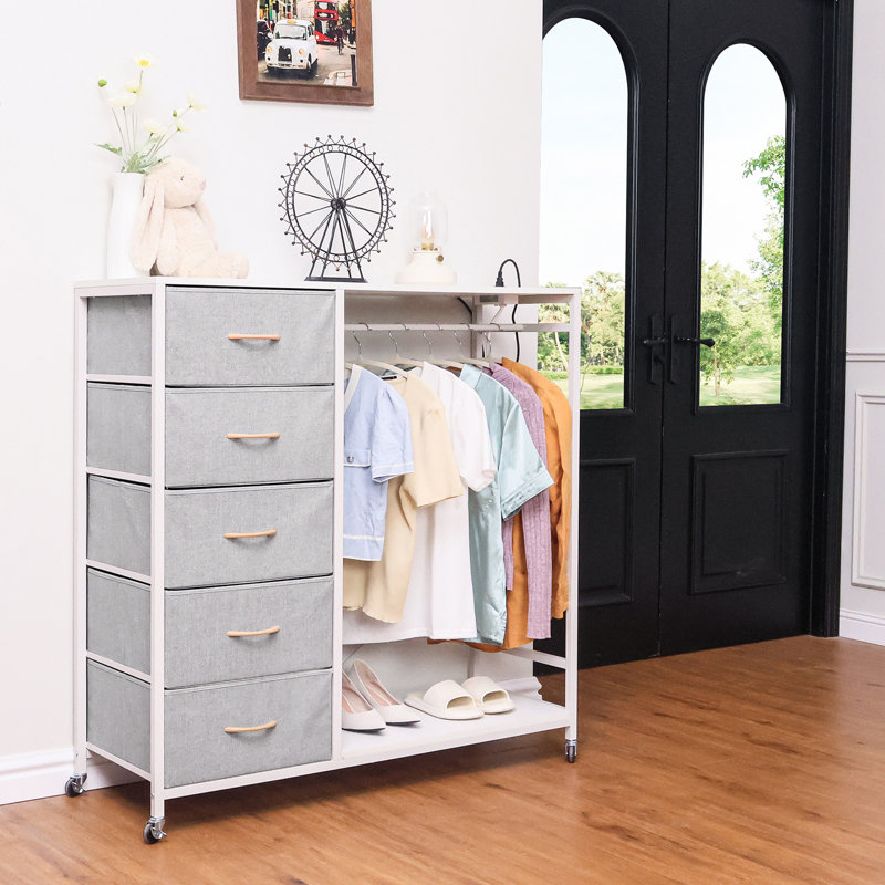 Luminous Clothing Storage Rack