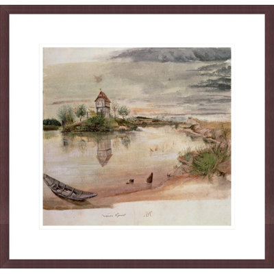 Weierhaus (w / c) par Albrecht Dürer, impression giclée sur cadre