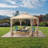SKYLINE GAZEBO, Heavy Duty Outdoor Party Tent For Patio,Wedding, Backyard-112604534