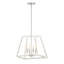 Luminaire suspendu géométrique 4 lumières lanternes Mickle