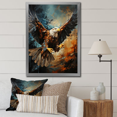 Avictor " Brown Teal Native American Eagle Spirit "