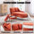 Upholstered Chaise Lounge Chair Indoor With Multi-functional Ottoman Chenille Chaise Lounge Fluffy Reading Chairs For Office Living Room Bedroom Relaxing-380032685