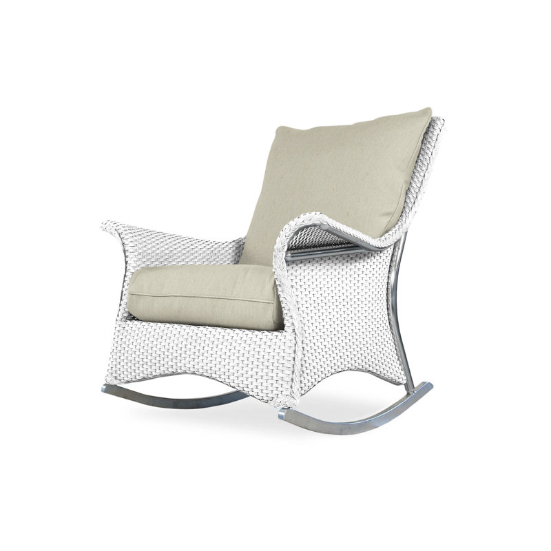Mandalay Outdoor Chair, White, Demo Oatmeal