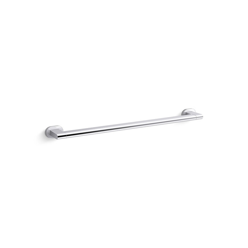Belay Grab Bar, Polished Chrome, 1.75" H x 24" L