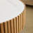 35.43'' Nesting Round Sintered Stone Tabletop Modern Drum Coffee Table Luxury Circle Coffee Table For Apartment ASH-992063783-992063776