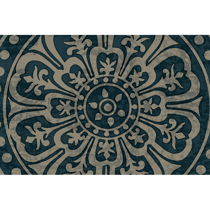 Large Medallion - Wrapped Canvas Print, 81cm H x 122cm W x 3.8cm D