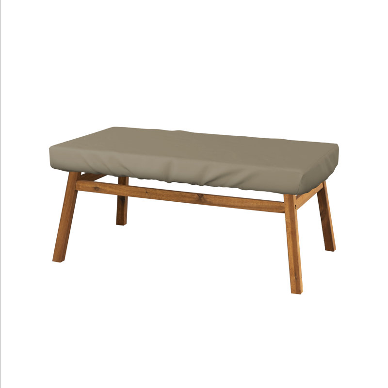 Outdoor Rectangle Table Top Cover, 600D Waterproof UV & Weather Resistant Heavy Duty Patio Furniture Cover