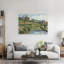 The Farm At Osny, 1883 Impressionist Abstract Contemporary Duck Landscape Architecture Wall Art Print-2104004091