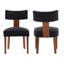 Chaise d'appoint rembourrée en bois massif-793518164
