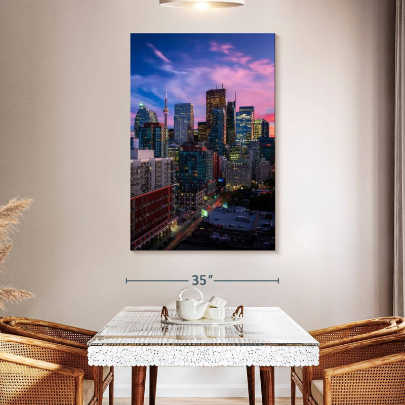 Sireci Toronto Twilight Sky, 51" H x 34" W