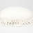 Parkland Collection Transitional Solid White Round 18" x 18" Pillow