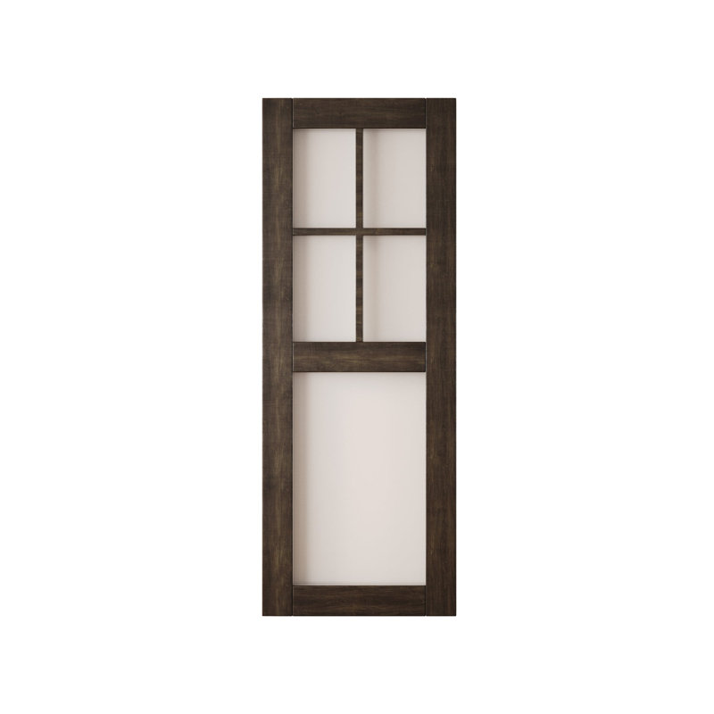 Porte de grange coulissante en bois massif non assemblé 26 po x 5 po 26 po x 26 po, 26 po x 80 po