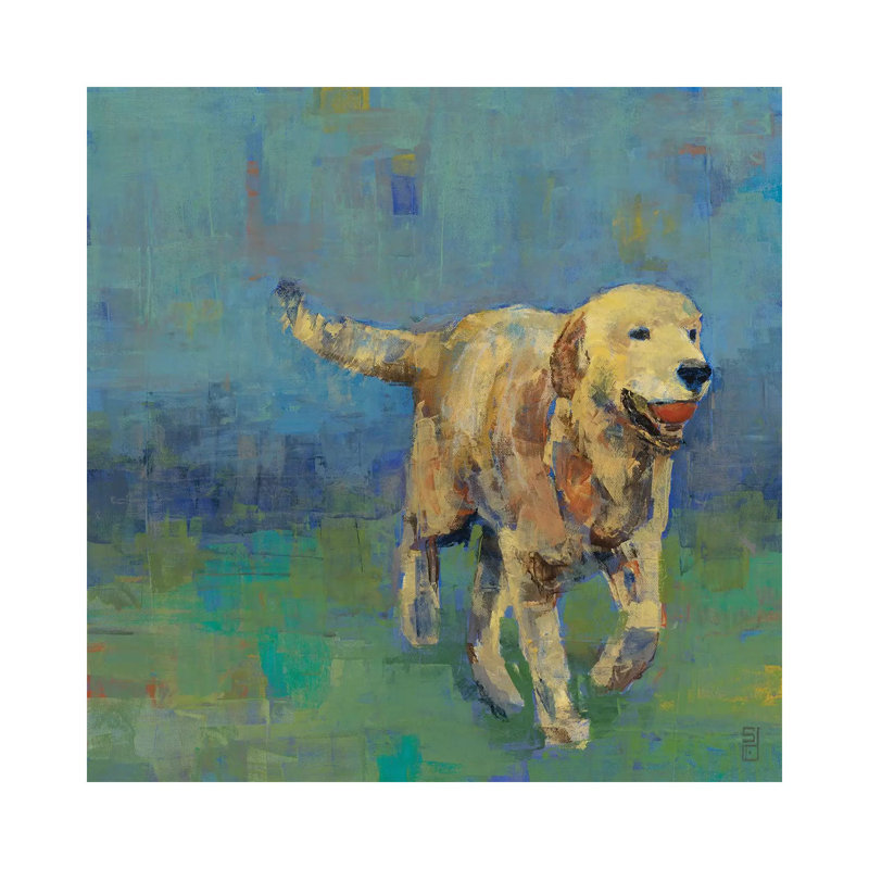 Play Time II by Stacy DAguiar - Wrapped Canvas Painting, 30.48 cm H x 30.48 cm W