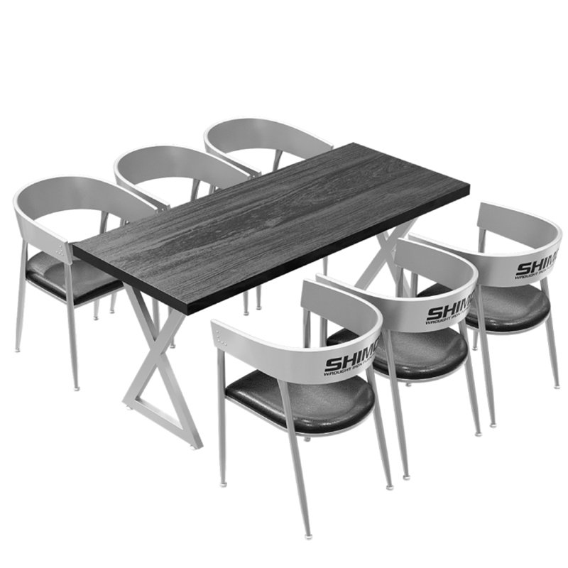 Ensemble de salle à manger rectangulaire l 27,6 po Karsyon, H 29,6 po x L 63 po x l 27,6 po