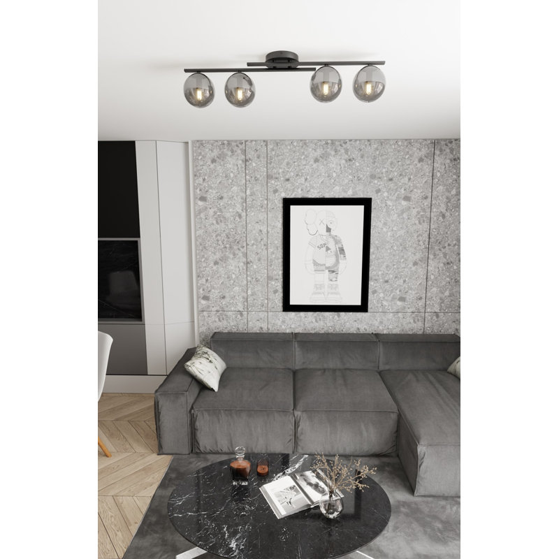 KAIRO BL OPAL, Graphite, 4, 19cm H x 87cm W x 29cm D
