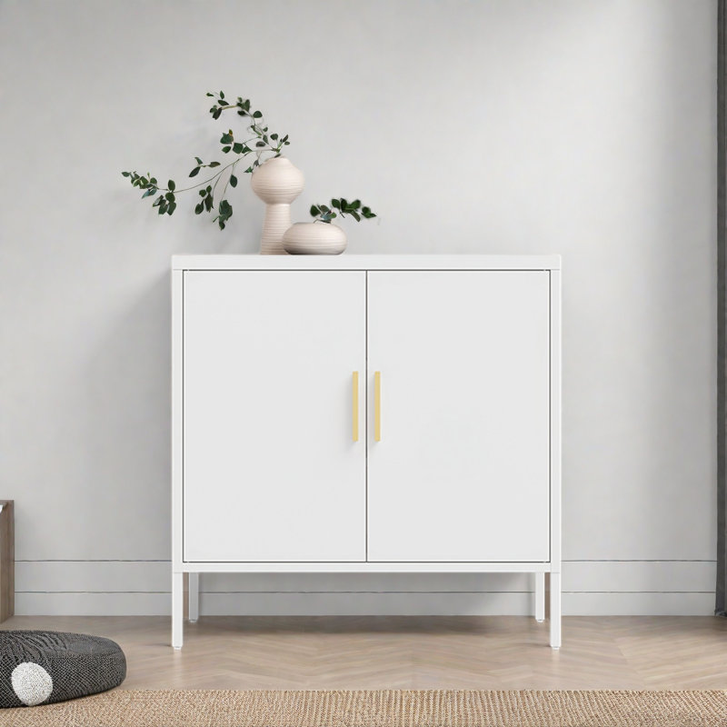 Metal Storage Cabinet With Doors And Adjustable Shelves, Steel Garage Storage Cabinet, Metal File Cabinet For Home Office School Gym