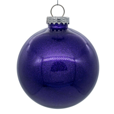 Clear Ornament with Glitter Interior