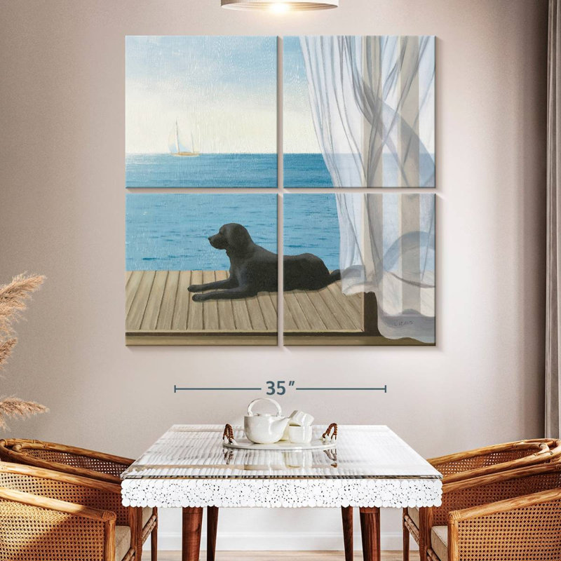 Brampt Coastal Blue Breeze I, H 50 po x l 50 po