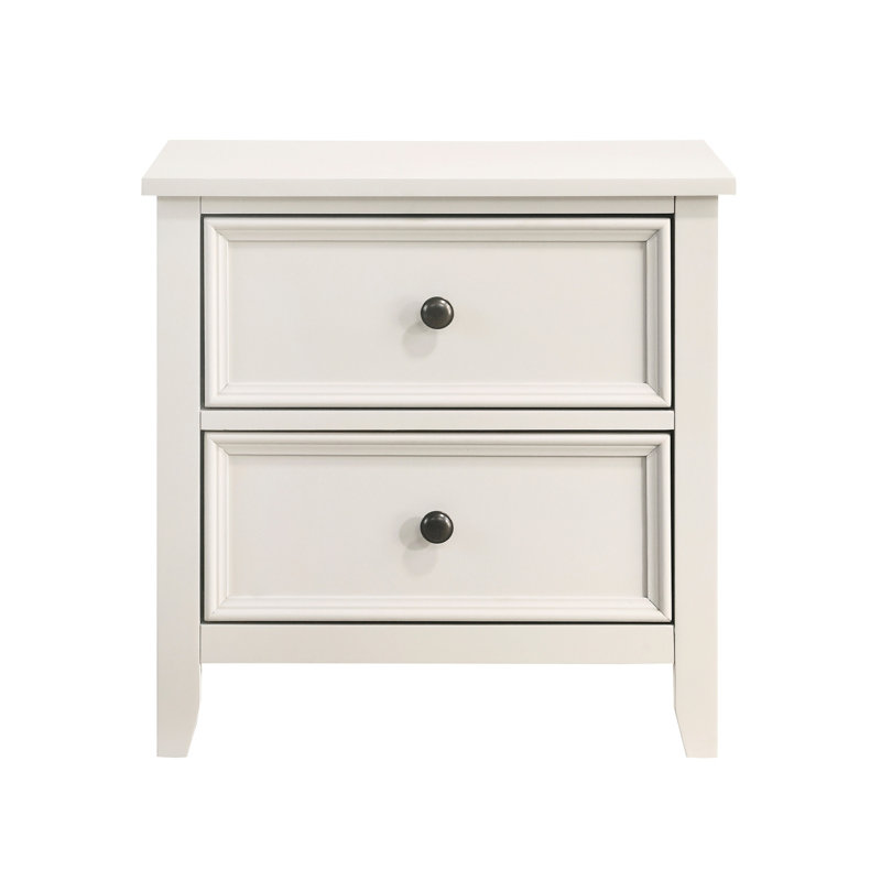 Table de chevet 2 tiroirs Style