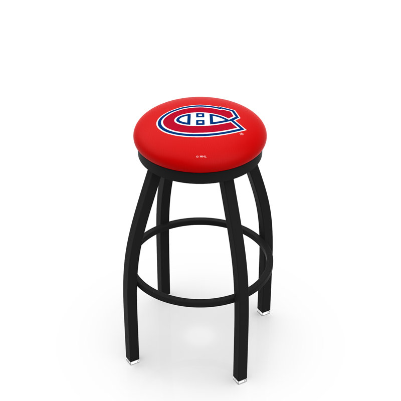 NHL Swivel Extra Tall Stool, Montreal Canadians, Black, "Counter Stool (25" Seat Height)"