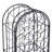 35 Bottle Wrought Iron Wine Rack Cabinet With Lock