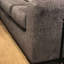 Canapé modulaire moderne en tissu espresso Bergen