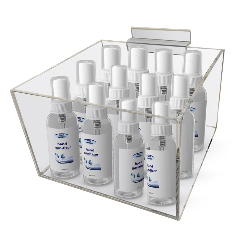 Ostilio Acrylic Slatwall Bin