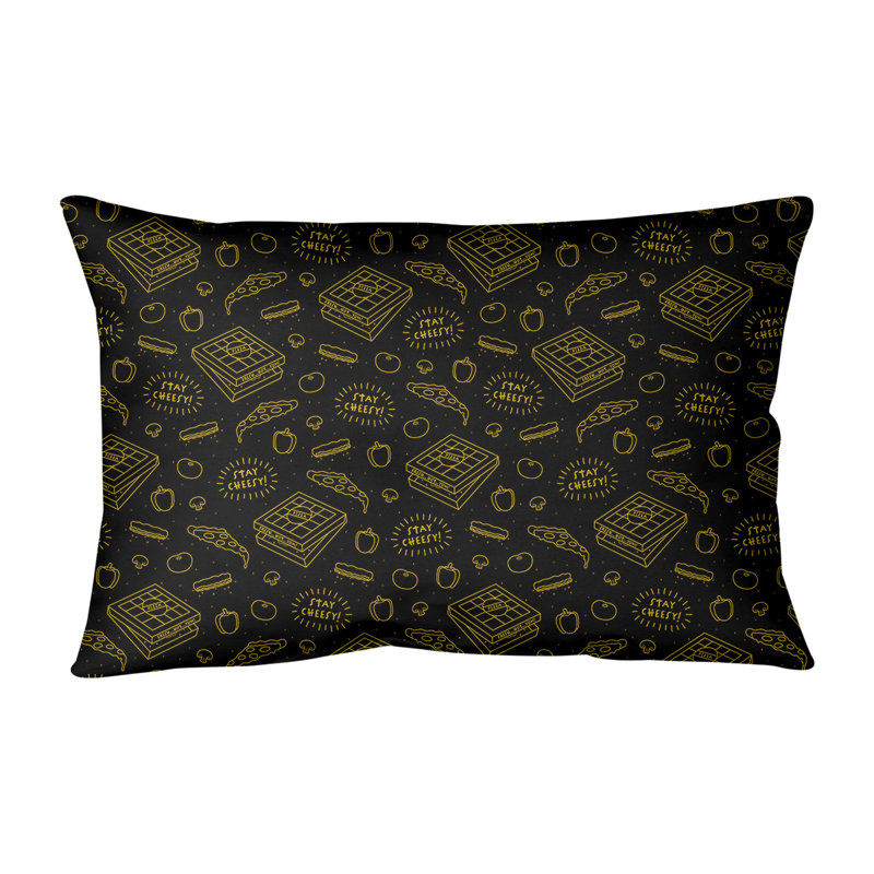 Elizabeth Pizza Rectangular Pillow, Poly Fill Insert