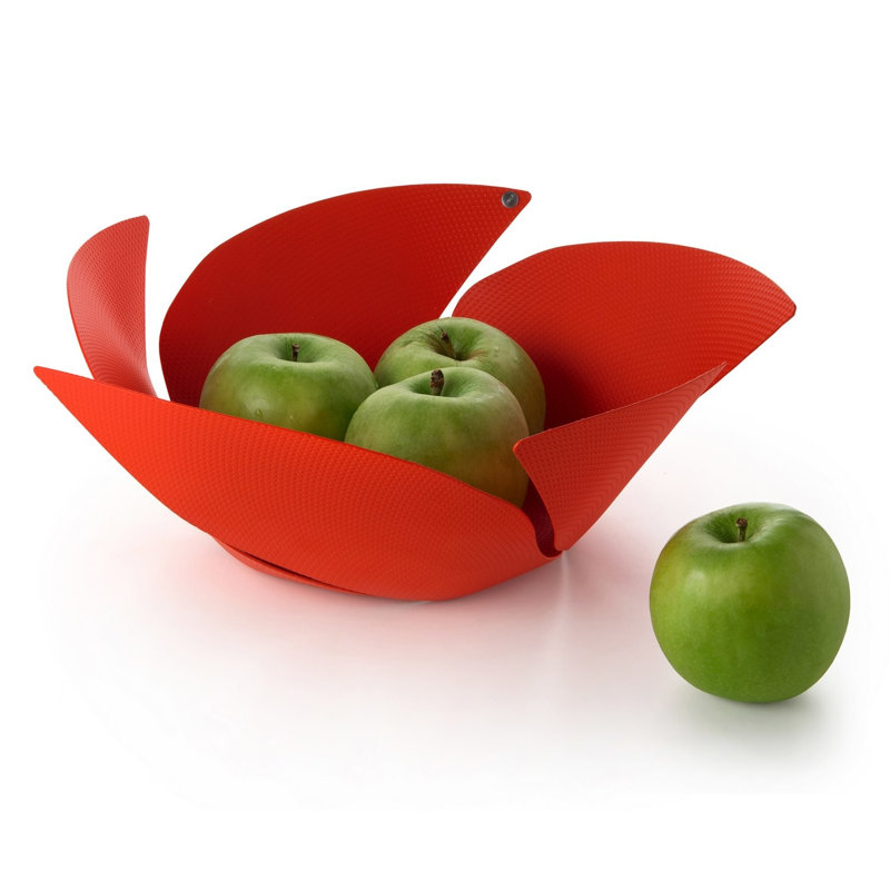 Metal Decorative Bowl, Red