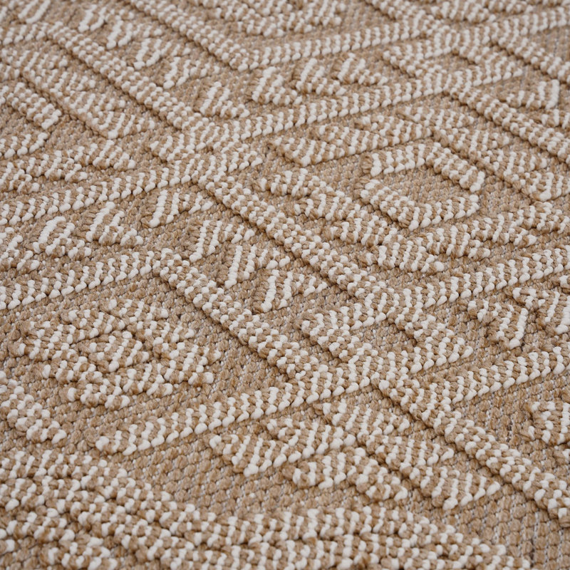 Tapis traditionnel pour l'intérieur et l'extérieur, Rectangle 7 pi 9 po x 10 pi
