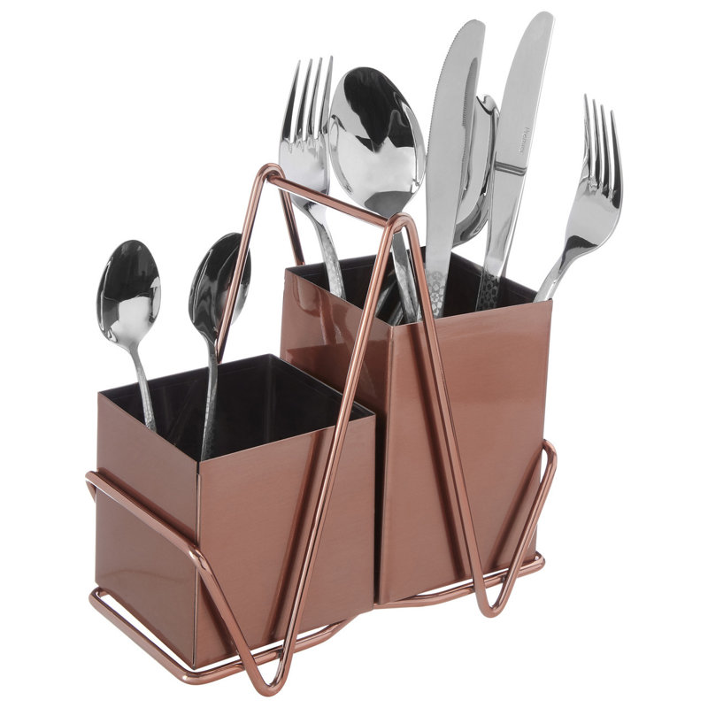 Stainless Steel Rectangle Utensil Holders/Pots/Jars