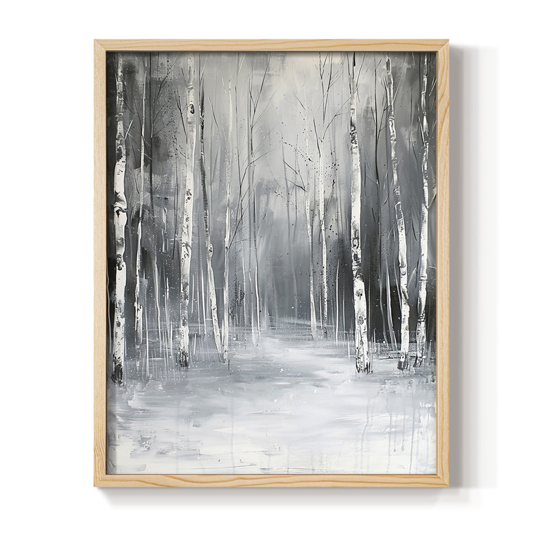 LANDSCAPES Series XCI Framed Print - Solid Wood, 15" H x 12" W