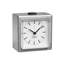 Block Modern & Contemporary Analogue Stainless Steel Alarm Tabletop Clock in Stainless Steel-70530379-70530377
